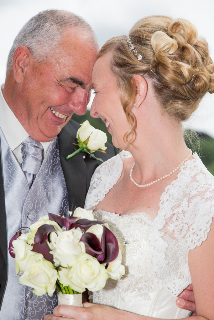 Bride and father of the bride